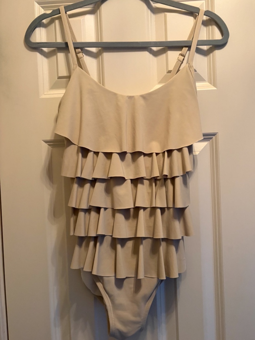 NWOT Michael Kors Tiered Ruffle One-Piece Swimsuit - 12